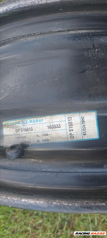  5x105 lyukosztású 6,5JJ 16" használt (gyári felni) lemezfelni 5. kép