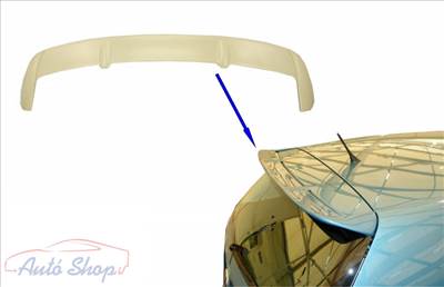 Hátsó szélvédő tetőspoiler szárny VW Golf V 5 ferdehátúhoz Évj.:2003-2008