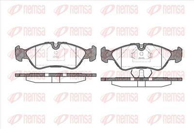 Fékbetét készlet REMSA 0286.30 for VAUXHALL, CHEVROLET, DAEWOO
