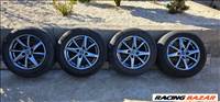 4x114.3 lyukosztású 15" használt alufelni, rajta 185/65 használt Continental nyári gumi gumi