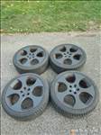 5x112 lyukosztású 19" használt alufelni, rajta 235/35 használt Kleber nyári gumi gumi