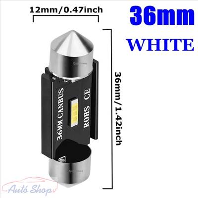 C5W C10W CSP LED canbus 36mm autó izzó led 