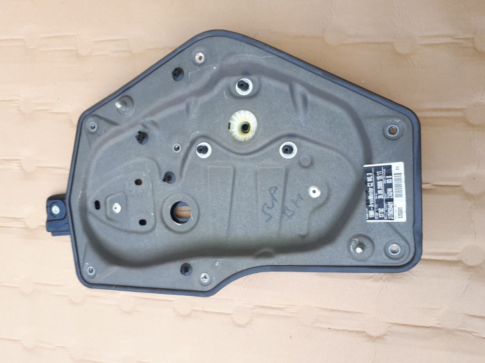 Skoda Superb II ablakemelő szerkezet bal hátsó 3T0839461 1. kép