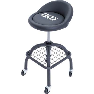 BGS Gurulós szerelőszék 4 görgővel, állítható magasság 540 - 680mm - BGS-70145