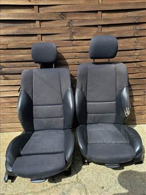 BMW E46 coupe motoros memóriás combtámaszos sport félbőr ülés ülésszett belső - foglalkozós