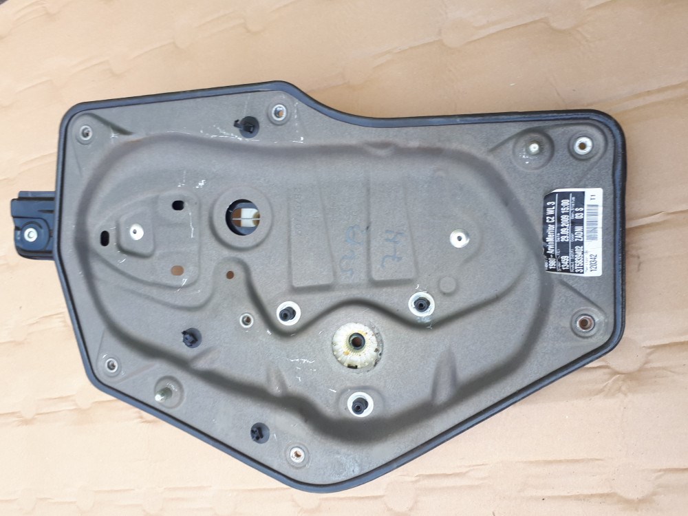 Skoda Superb II ablakemelő szerkezet jobb hátsó 3T0839462 1. kép