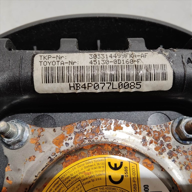 200502 Toyota Yaris II. 2006-2011 Kormánylégzsák 30531449 3. kép