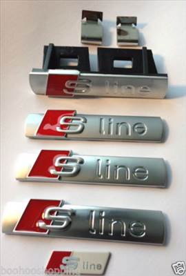 AUDI S LINE EMBLÉMA SZETT