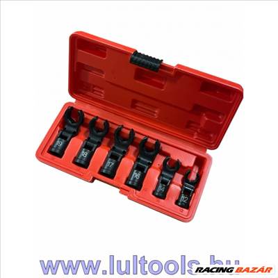 Gépi fékcső-dugókulcs készlet 6 részes 3/8" 12-19 mm
