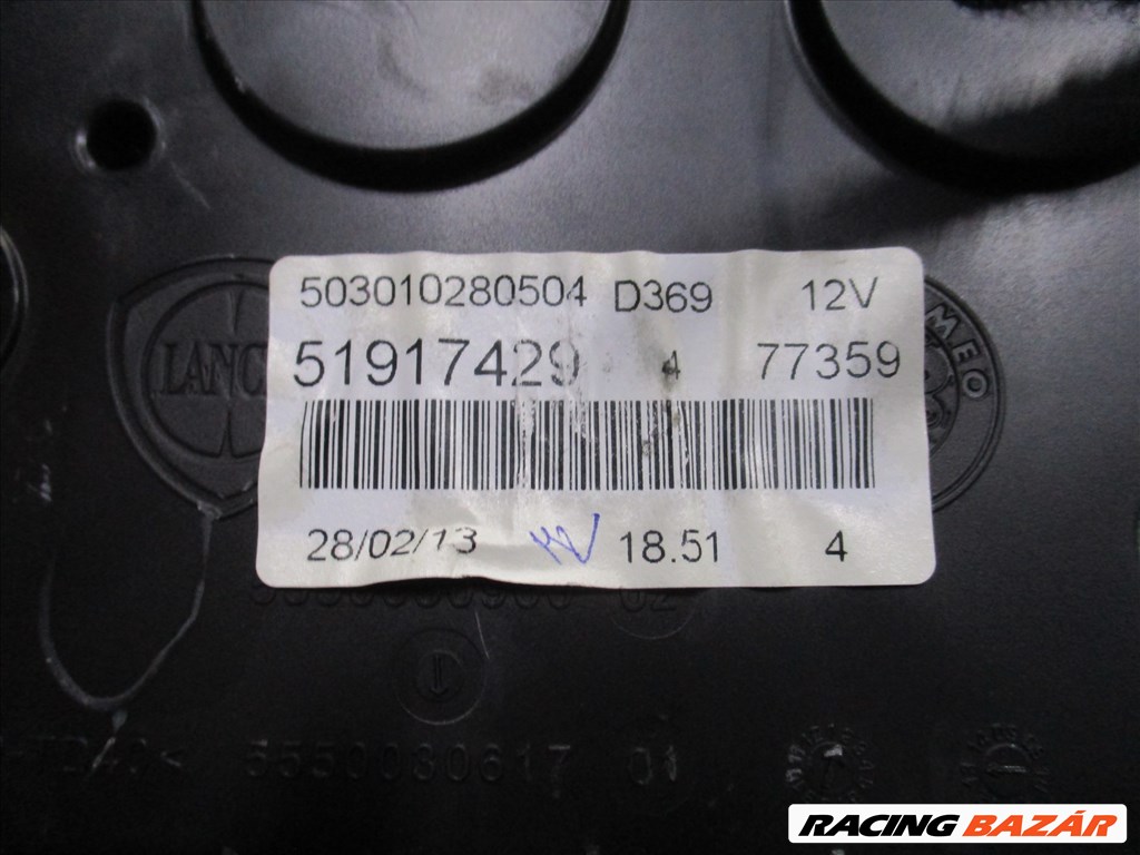 Fiat Punto Evo Evo 1.3 Multijet 16V km óra műszeregység  51917429 2. kép