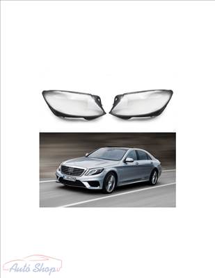 Mercedes S-Class W222 LÁMPA BÚRA SZETT 2013-2017 , lámpabúra fényszóró búra Minőségi termék