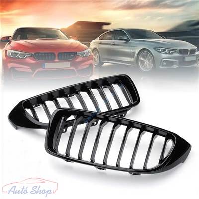 BMW F32 Coupe , F33 Cabrio , F36 Grand Coupe HŰTŐRÁCS VESE LAKK FEKETE M3 Style