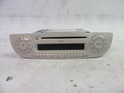 72857 Fiat 500 fehér színű cd-s rádió 735577319