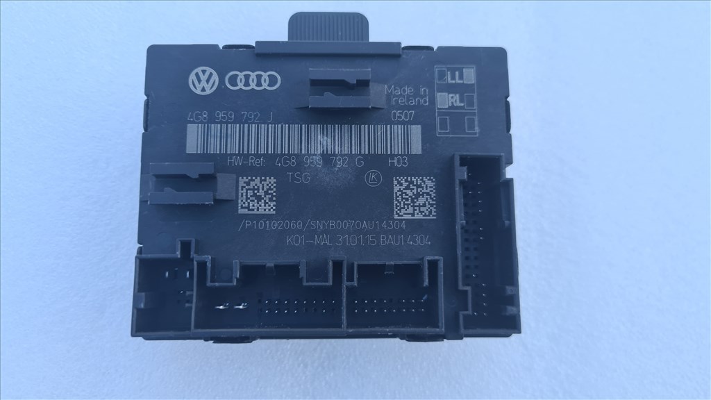 Audi A6 C7 jobb első ajtó vezérlőegység modul 4g8959792j 1. kép