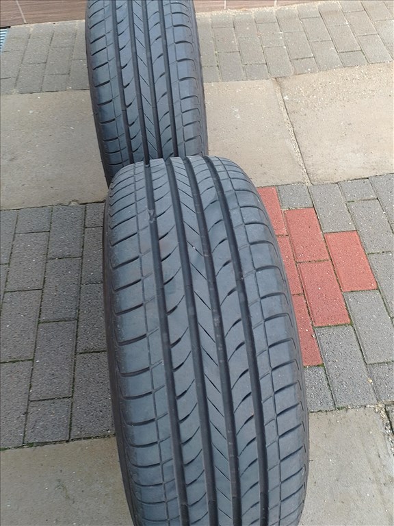  4x100 lyukosztású 15" használt felni, rajta 205/65 újszerű Linglong nyári gumi gumi  7. kép