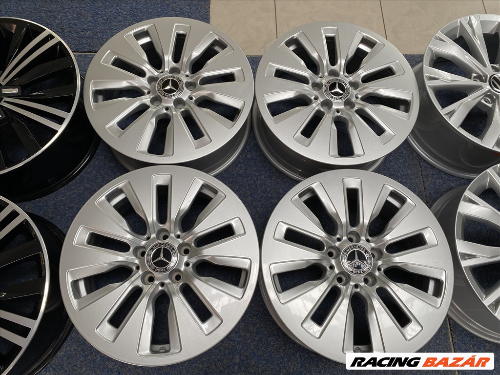 (3610)   Mercedes 17 gyári alufelni felni, 5x112, C osztály 2. kép