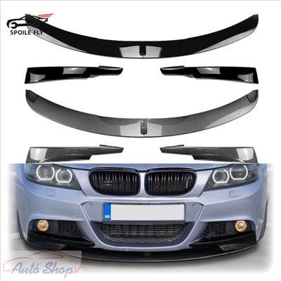 BMW E90 E91 M-Tech , M-es M-Packet Design lakkozott fekete Spoiler,Koptató,Toldat,Légterelő,Minőségi termék.