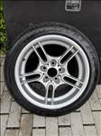 5x120 lyukosztású 17" újszerű (gyári felni) alufelni, rajta 225/45 használt Dunlop nyári gumi gumi