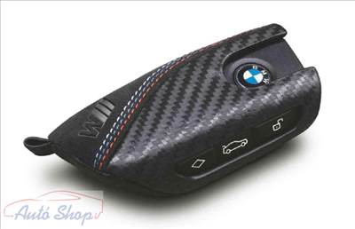  Gyári BMW M Performance alcantara - carbon kulcstok IX i20 F98 X4M LCI 82295A56C32