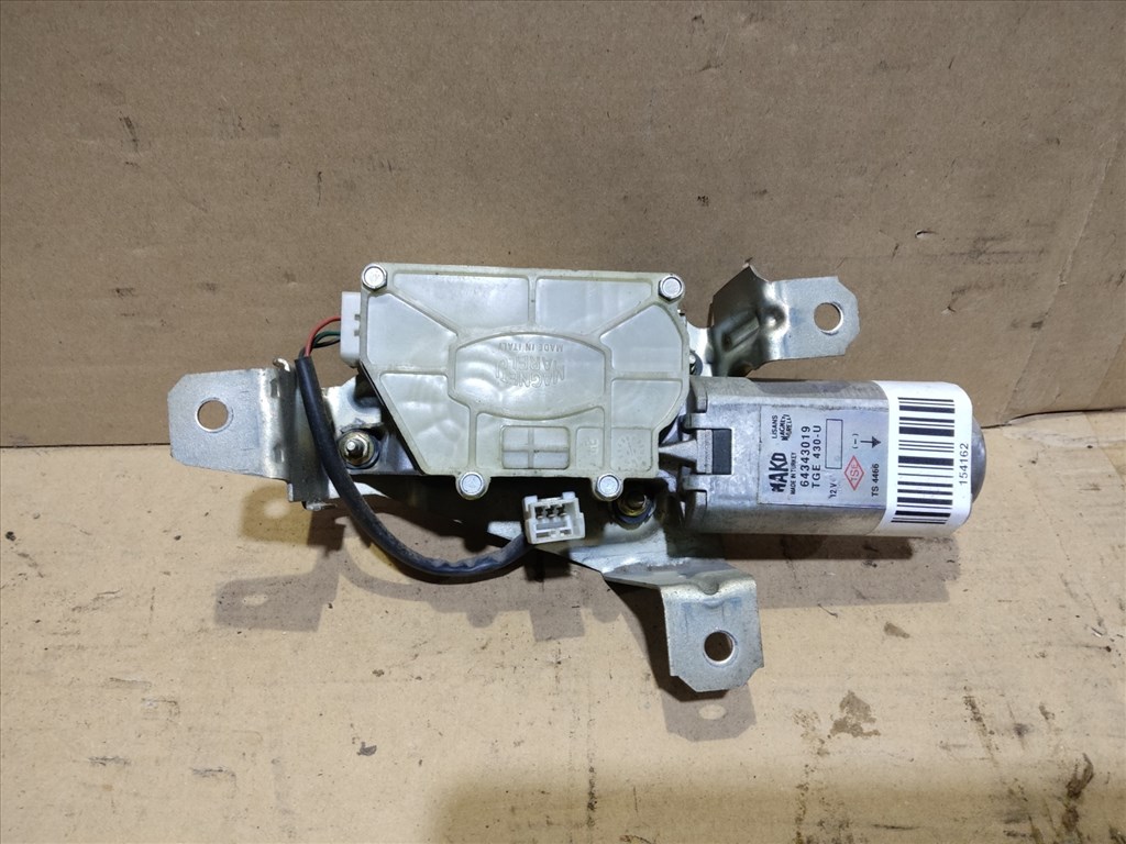 Fiat Doblo 2000-2009 hátsó ablaktörlő motor, ketté nyíló ajtós kivitelhez  64343019 2. kép
