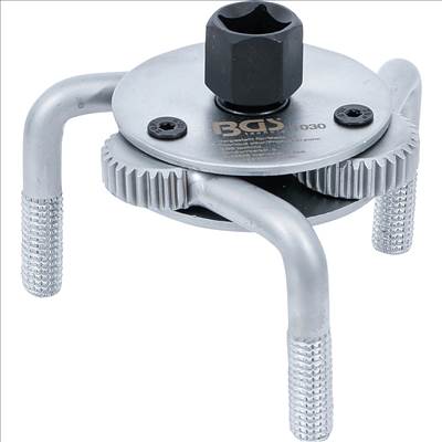 BGS Olajszűrő leszedő kulcs, 3 karos, 80–135mm átmérőjű olajszűrőkhöz - BGS-1030