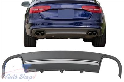 Audi A4 (B8) S4 Design Hátsó Diffúzor Spoiler Lipe Évj.: 2012 - 2015
