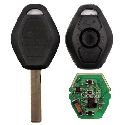 BMW KULCS HÁZ 3,5,7 SZÉRIÁKHOZ 868 MHZ CAS 2 ID7944 Chip HU92 X5,E60,E61 E90