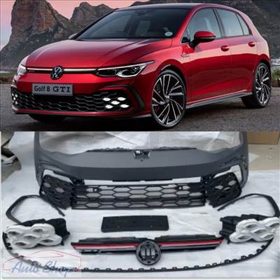 VW Golf VIII , 8 GTI Style Első Lökhárító szett 2019-