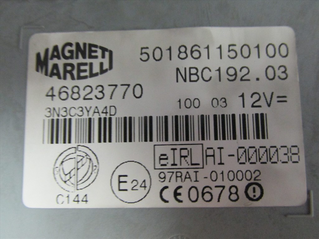 71901 Fiat Stilo 1,9 Jtd motorvezérlő szett 0281011396 4. kép