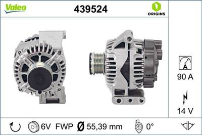 generátor VALEO 439524 for OPEL, VAUXHALL, FIAT, SUZUKI, …
