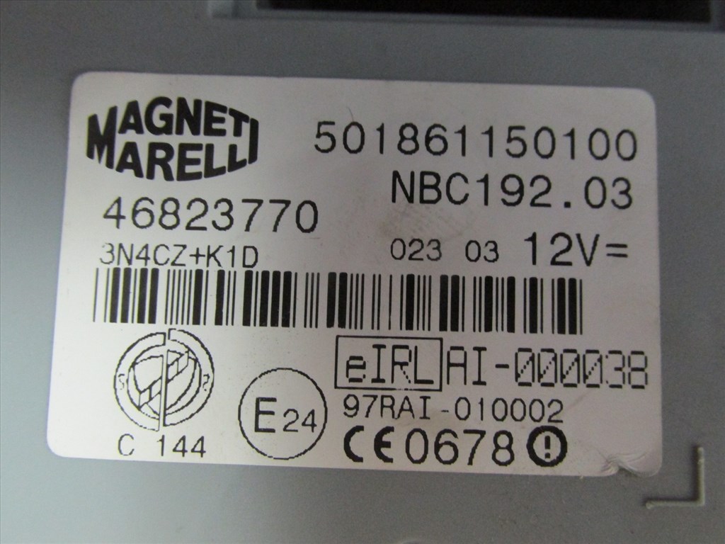 71903 Fiat Stilo 1,9 Jtd motorvezérlő szett 0281011396 , 55187569 4. kép