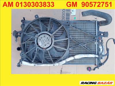 Opel Astra G, Opel Zafira A hűtőventilátor a vízhűtőhöz 0130303833 90572751