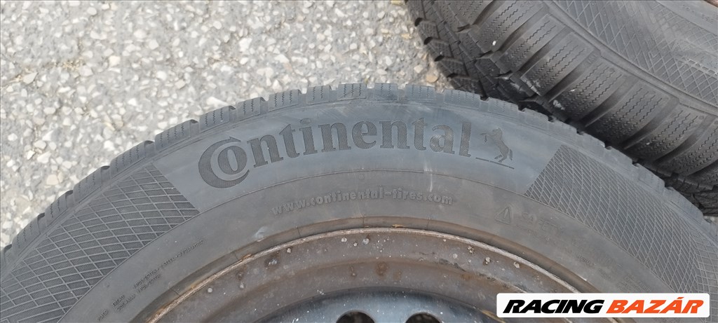 Renault Kadjar szenzoros kerékszett 215/65 R16 újszerű Continental téli gumikkal eladó! 14. kép