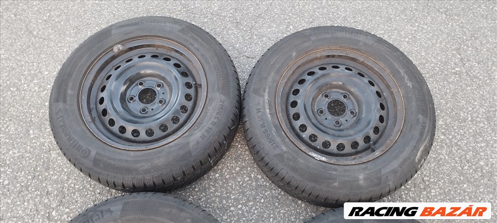 Renault Kadjar szenzoros kerékszett 215/65 R16 újszerű Continental téli gumikkal eladó! 2. kép