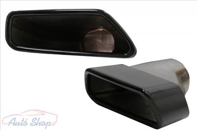 BMW 5 Széria G30,G31,G38 , 6 Széria G32 (2016-2020) M-Tech , M-Packet Black Sport Performance Kipufogó vég