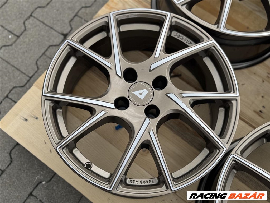 R17 4x108 (65,1) ALUTEC ADX.01 7J ET18 metallic-bronze frontpoliert  új felnik alufelnik 3. kép