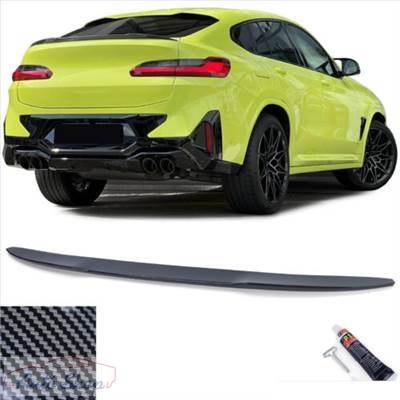 BMW G02 X4 CS stílusú Carbon style ABS műanyag csomagtartó spoiler