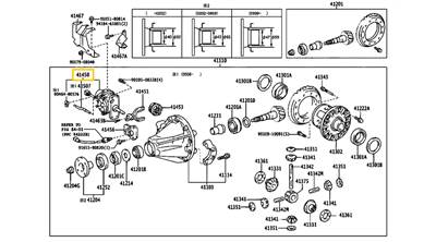 41450-60070 Toyota Land Cruiser Differenciálzár Kapcsoló Motor FZJ HDJ UZJ 1998-2007