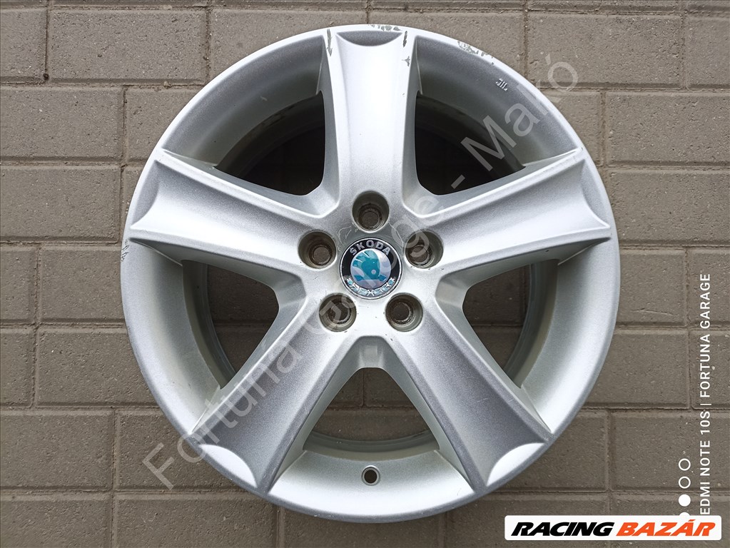 5x100 16" Skoda (6Y0) használt alufelni garnitúra 3. kép