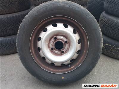  13" használt lemezfelni, rajta 165/70 újszerű Falken nyári gumi  