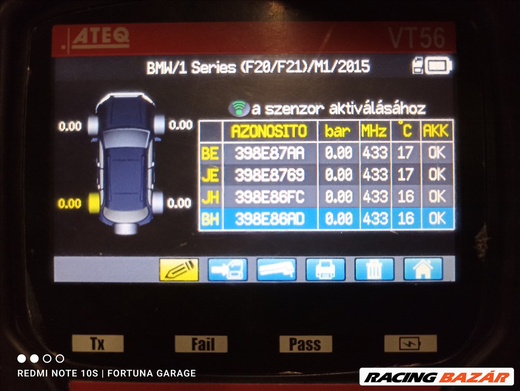 BMW használt TPMS garnitúra 2. kép