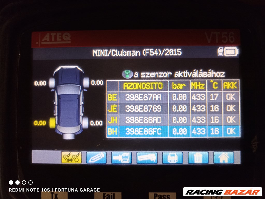 BMW használt TPMS garnitúra 4. kép