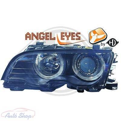 BMW E46 Coupé Első Fényszóró szett CCFL Angel Eyes 