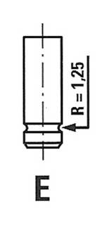 FRECCIA R6594/RNT - kipufogószelep NISSAN