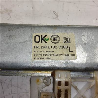 Fiat Panda III. 51843559 számú, bal hátsó manuális ablakemelő