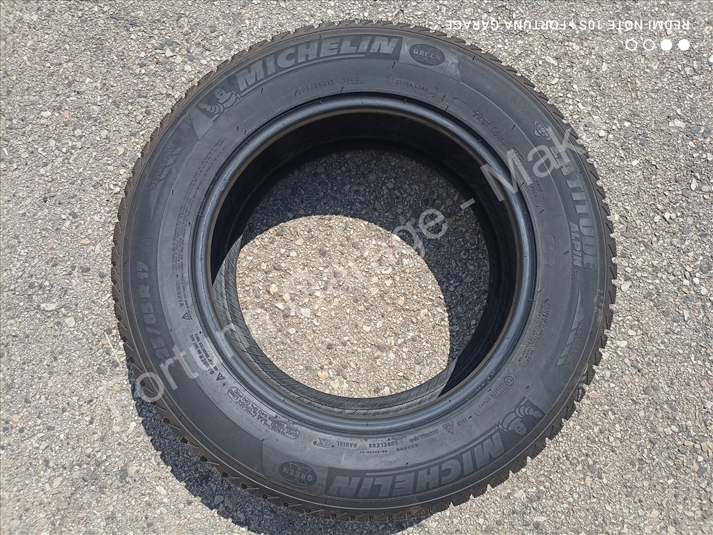 225/65 R17" Michelin LA2 használt téli garnitúra 3. kép