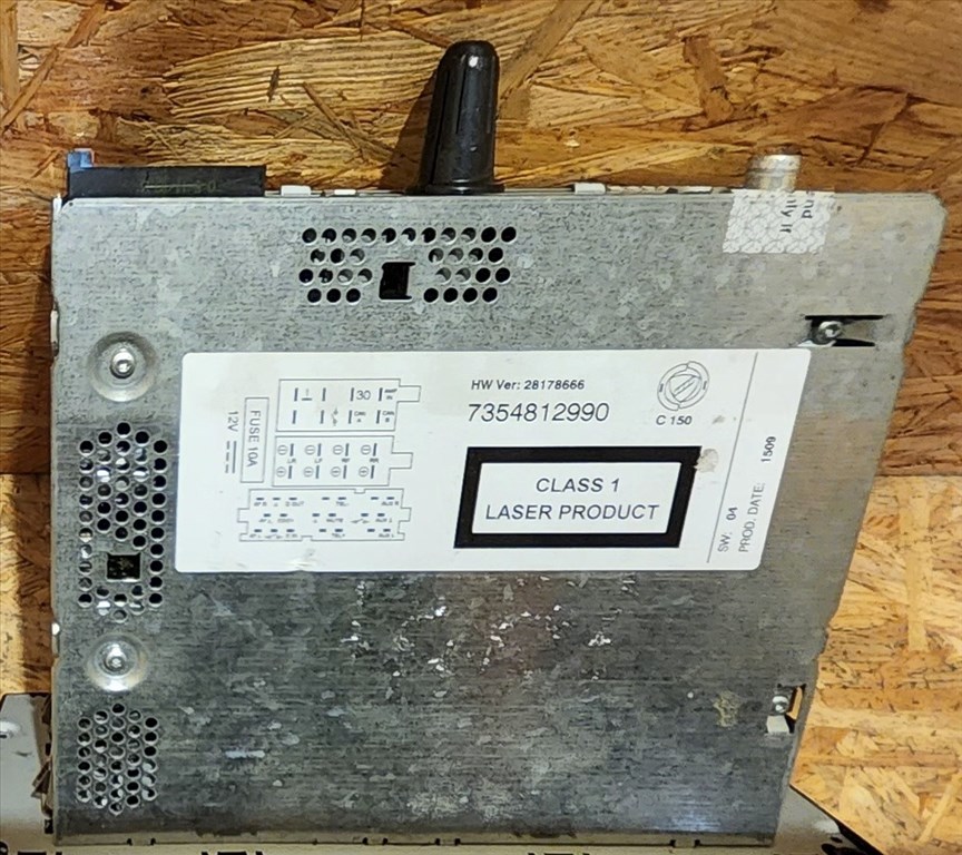 171967 Fiat Grande Punto Cd-s Rádió Delphi Grundig, Nincs Kód hozzá!!!!! 735481299 4. kép