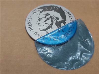 Fiat 500 gyári új hátsó embléma Diesel  735496841