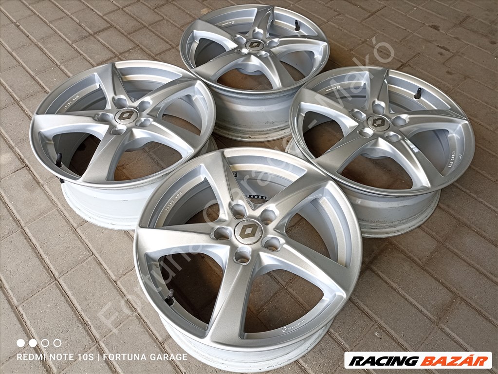 5x114,3 17" Renault újszerű alufelni garnitúra +TPMS (1,2) 2. kép