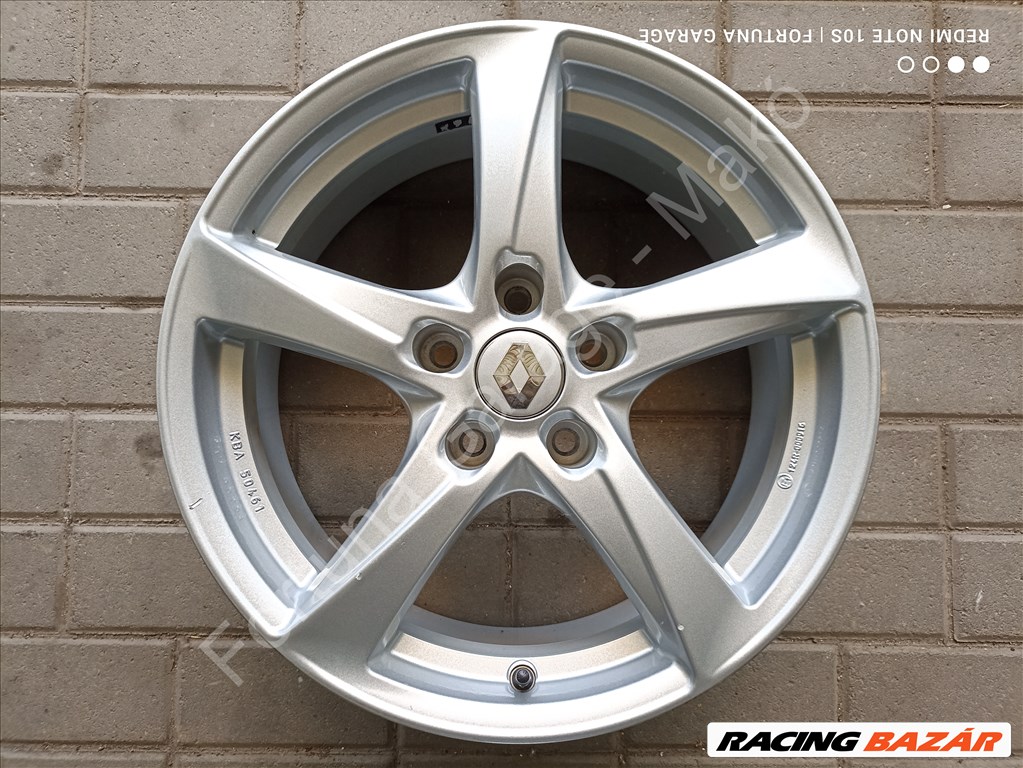 5x114,3 17" Renault újszerű alufelni garnitúra +TPMS (1,2) 4. kép